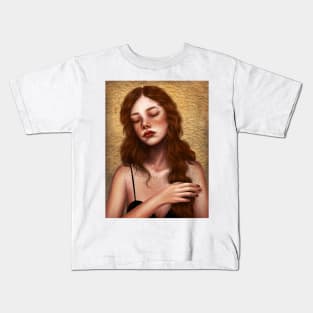 The inner temptress-gold Kids T-Shirt